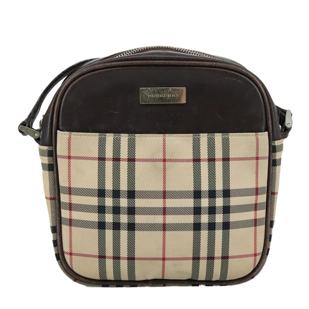 Burberry Nova check Canvas and Leather